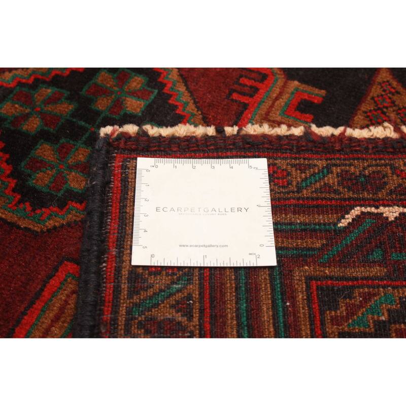 Teimani Burgundy Rug 2'11" x 4'7" - 2'11 x 4'7
