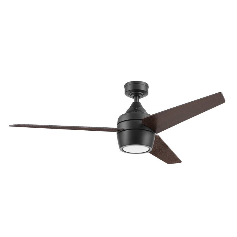 52" Honeywell Eamon Bronze Modern Indoor LED Ceiling Fan with Light, Remote Control