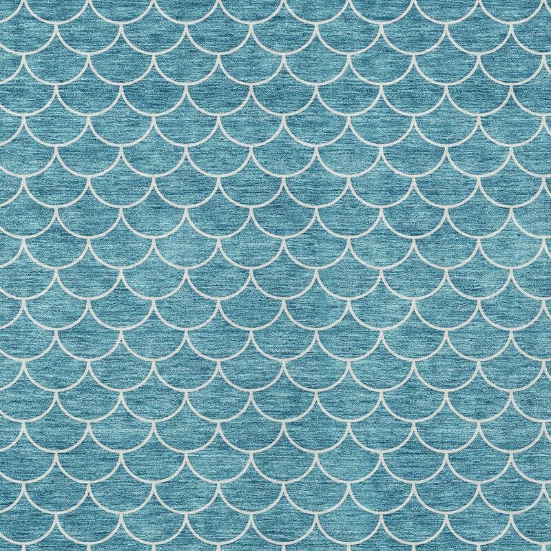 HomeRoots Geometric Transitional Rectangle Outdoor Rug