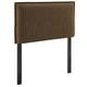preview thumbnail 48 of 52, Camille Upholstered Striped Linen Blend Headboard