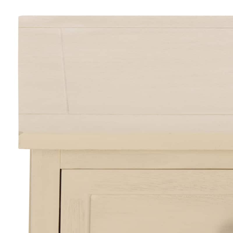 SAFAVIEH Alverta Red Storage Side Table - 15.9" x 13" x 27.6" - 16"W x 13"D x 26"H