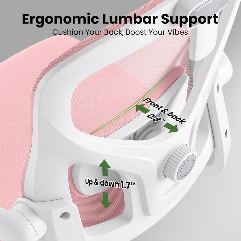 Ergonomic Office Chair With Headrest,High Back Computer Chair With Armrests And Adjustable Lumbar Support