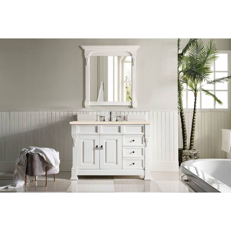 James Martin Vanities Brookfield 48" Single Basin Hardwood Vanity Set