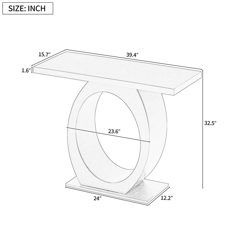 Christopher Knight Home - Hudson Refined Modern Console table for Chic Living Spaces