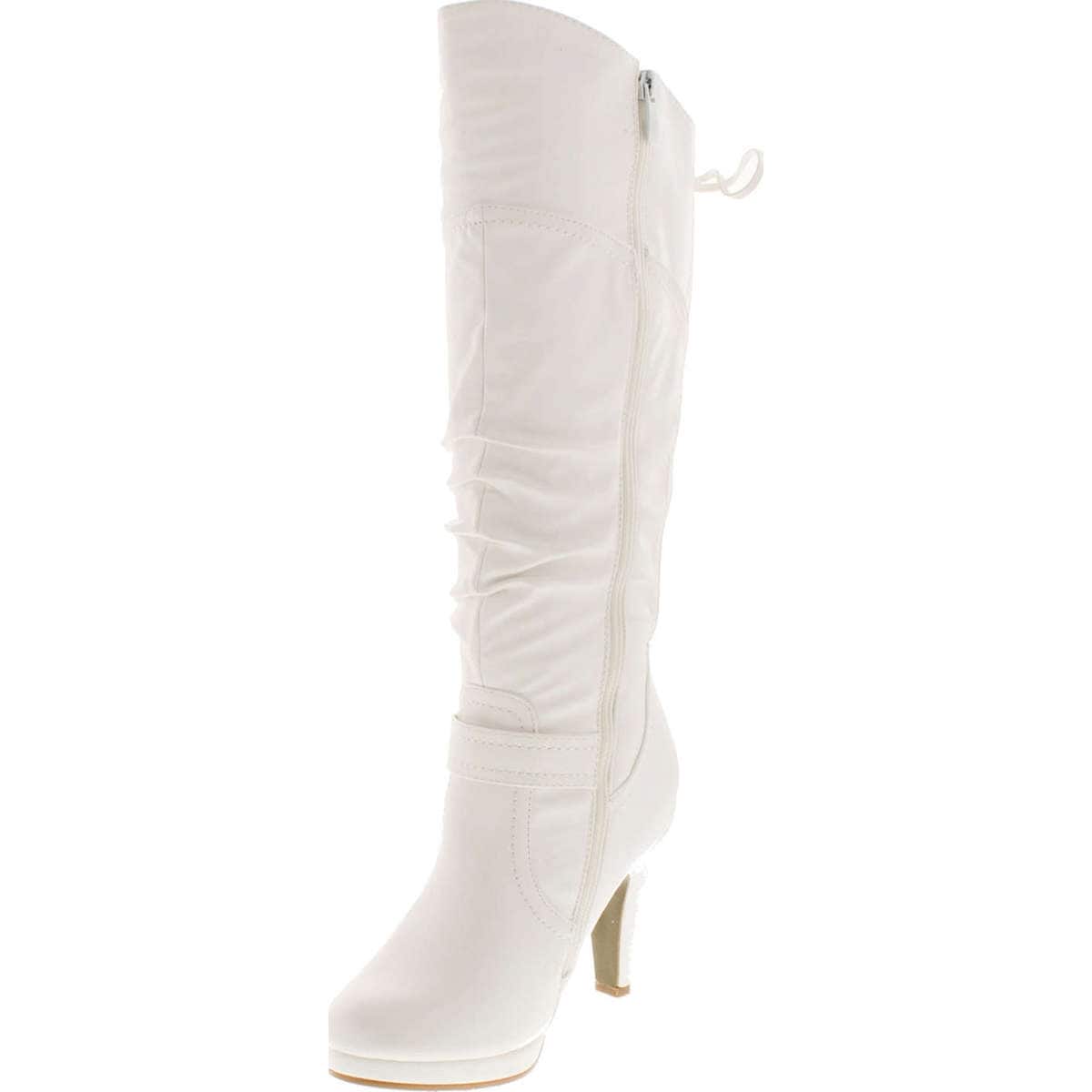 top moda white boots