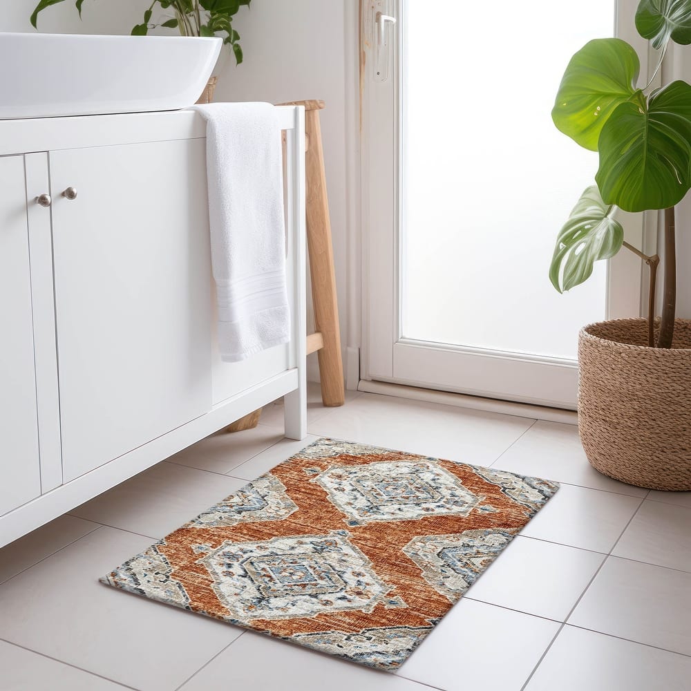 Premium Washable Super Soft Boho Heriz Mayfield Rug