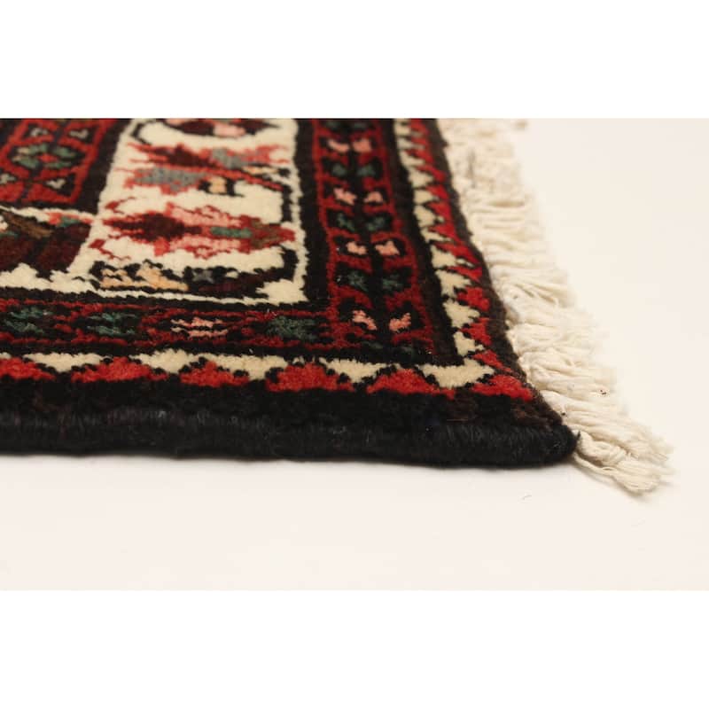 ECARPETGALLERY Hand-knotted Anadol Red Wool Rug - 4'0 x 9'8