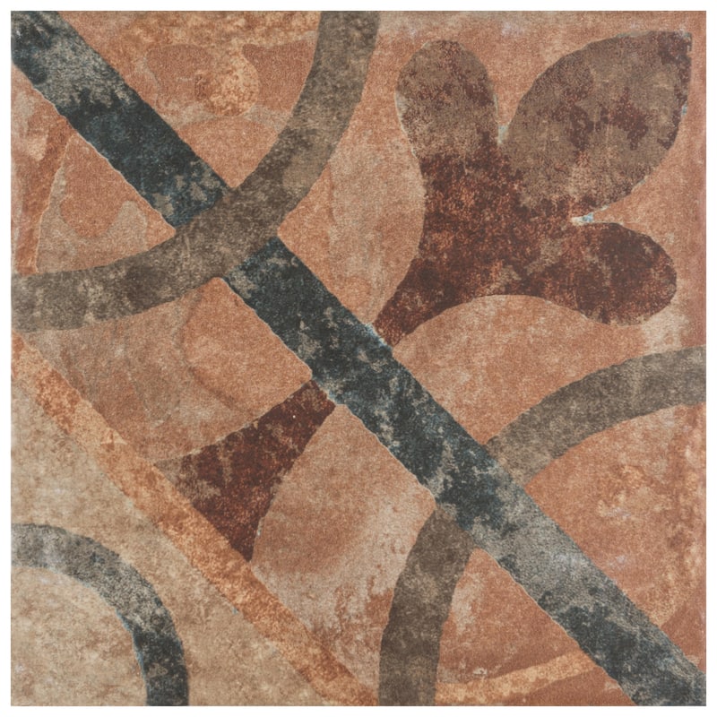 Merola Tile Americana Cleveland 8-3/4" x 8-3/4" Porcelain Floor and Wall Tile
