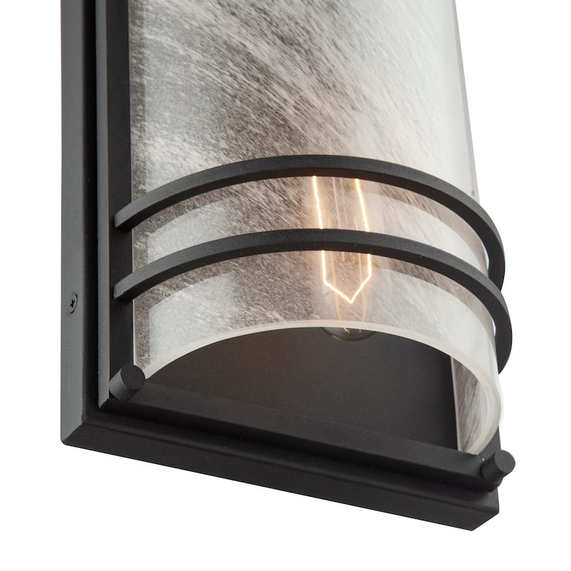 Artcraft Keswick 2-Light Outdoor Wall Sconce - Black Finish