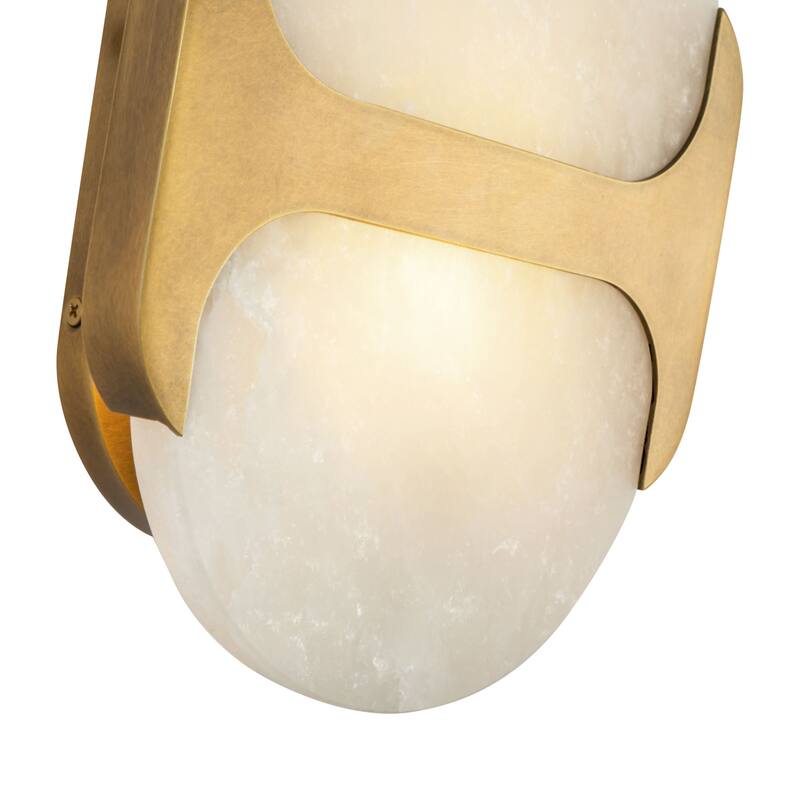 Alora Lighting WV357109 Odin 2 Light 4" Tall Bathroom Sconce