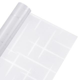 Window Privacy Film, Window Film Cross Pattern - White