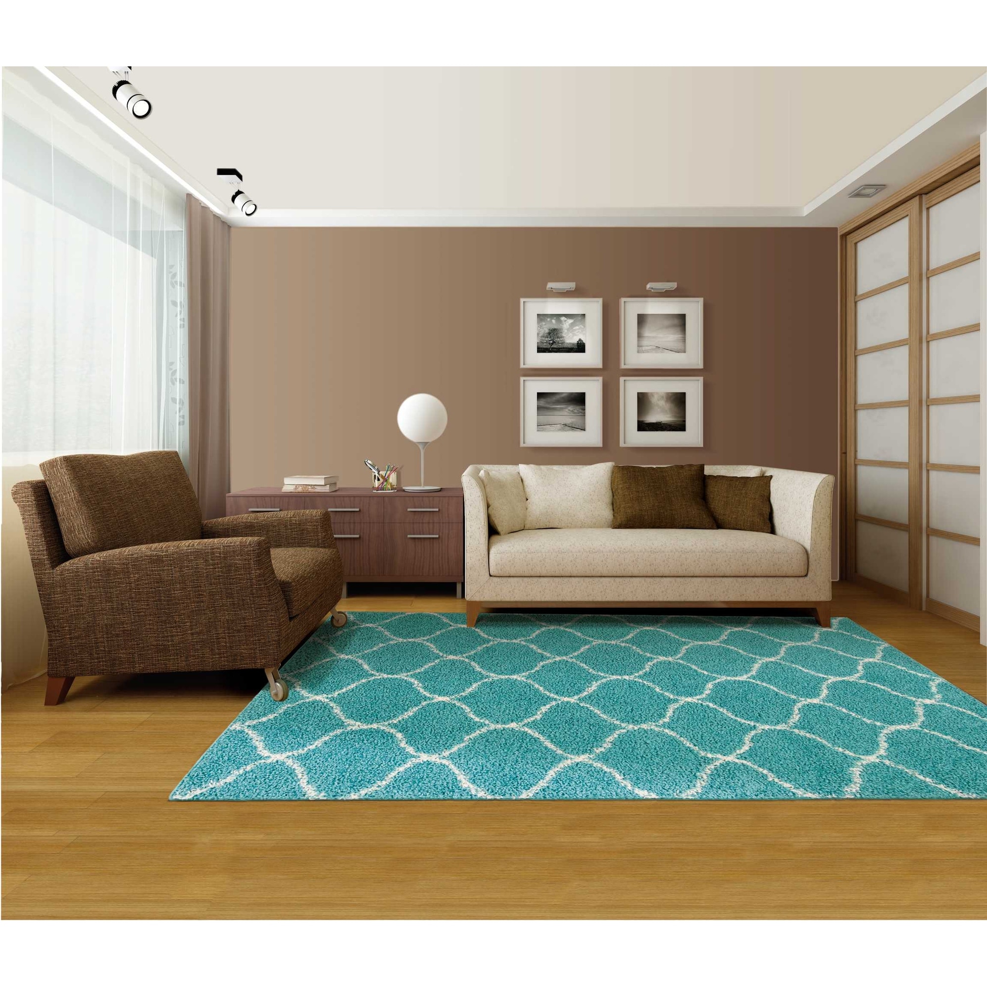 Nourison Windsor Geometric Trellis Area Rug