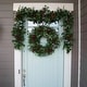 preview thumbnail 8 of 6, 30 in. Lighted Christmas Wreath - Christmas Woods - 30 Inch