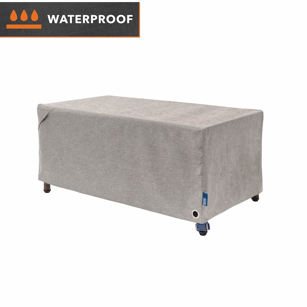 Modern Leisure Garrison Patio Fire Pit Cover, Waterproof, 42"L X 22"W X 17"H, Granite - 42" x 22" x 17"