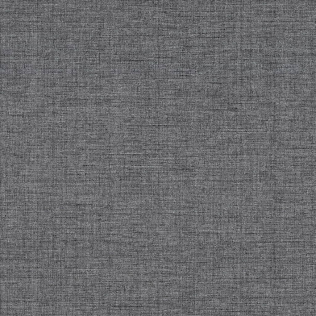 A-Street Prints Essence Dark Grey Linen Texture Wallpaper