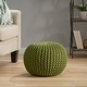 preview thumbnail 1 of 62, Moro Handcrafted Modern Cotton Pouf by Christopher Knight Home