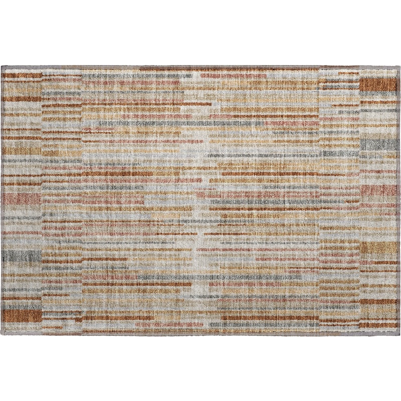 Premium Washable Super Soft Stripe Stack Mayfield Rug