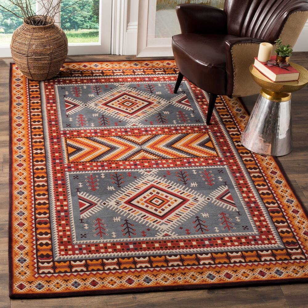 SAFAVIEH Classic Vintage Boho Rozeta Oriental Cotton Rug