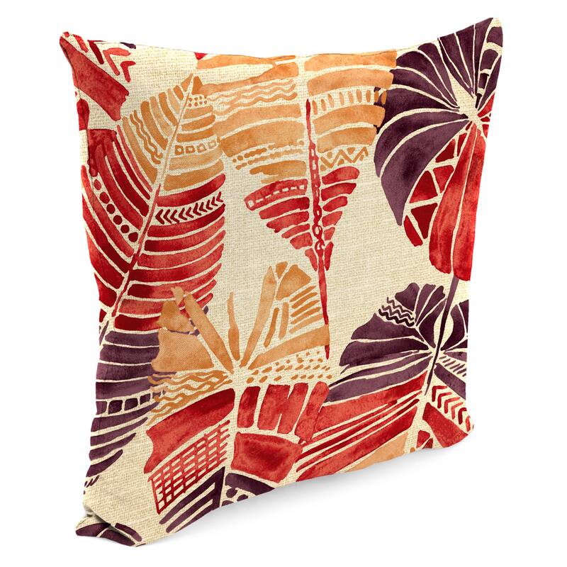 16" x 16" Outdoor Throw Pillow - Set of 2 - 16'' L x 16'' W x 4'' H