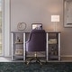 preview thumbnail 2 of 8, SEI Furniture Vedlin Mirrored Office Computer Desk