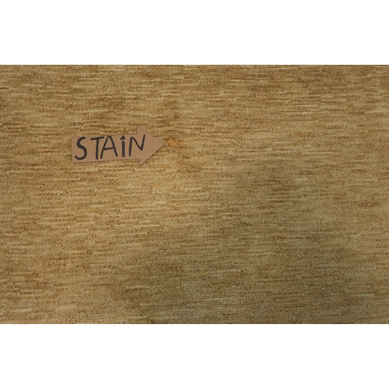 Hand Knotted Oriental 100% Wool Carpet Tribal Contemporary Yellow & Gold Gabbeh Area Rug - 5' 11'' X 4' 0''