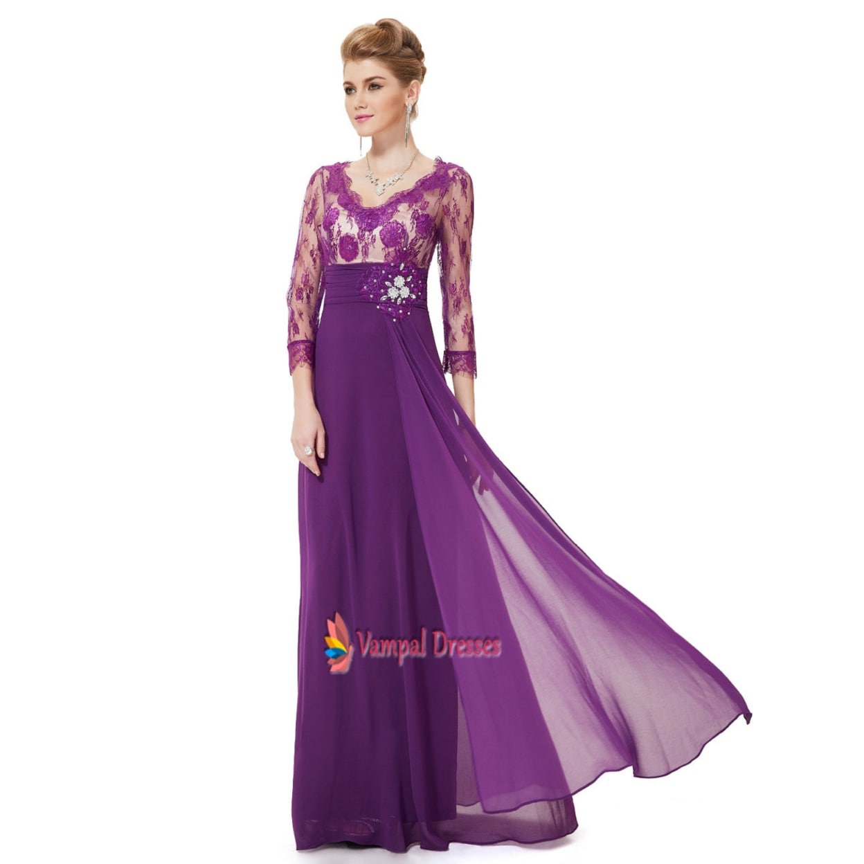 purple mother of the bride dresses uk