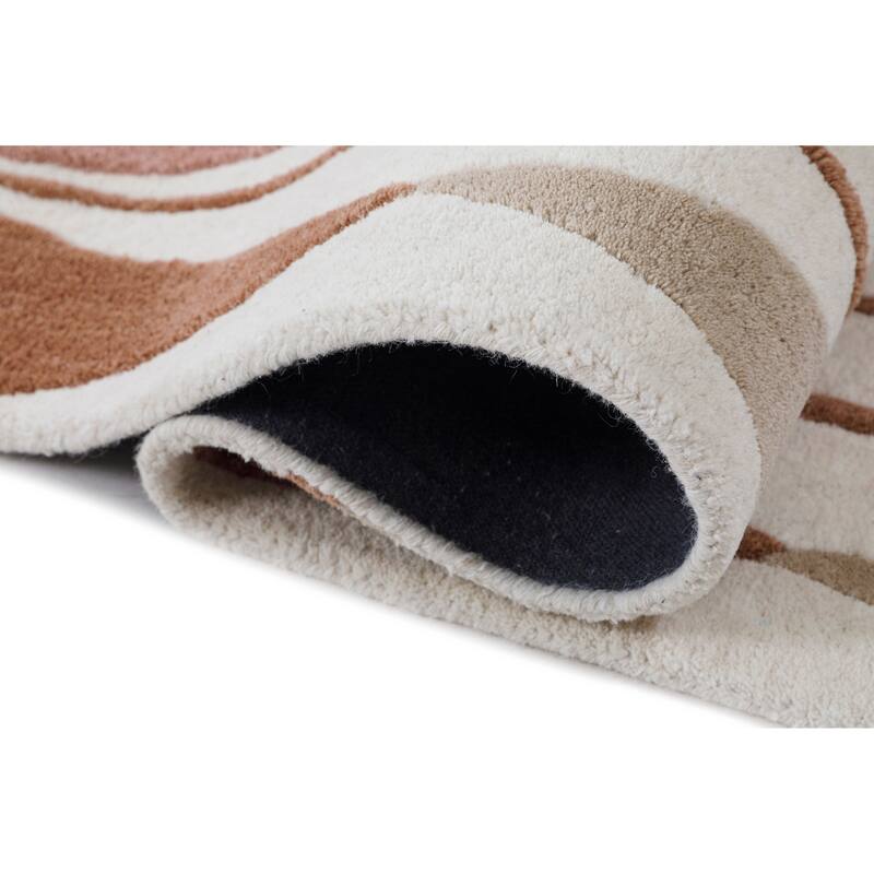 Terra by Obeetee Retro Verve Rust Rug