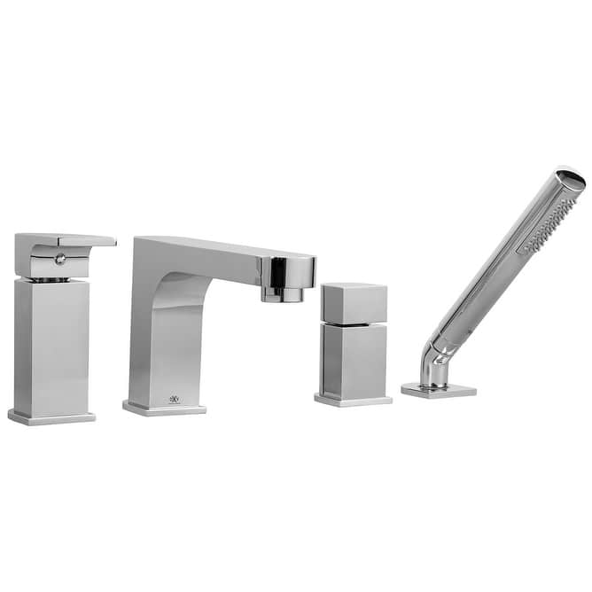 DXV Equility Deck Mounted Roman Tub Filler - Includes Hand Shower