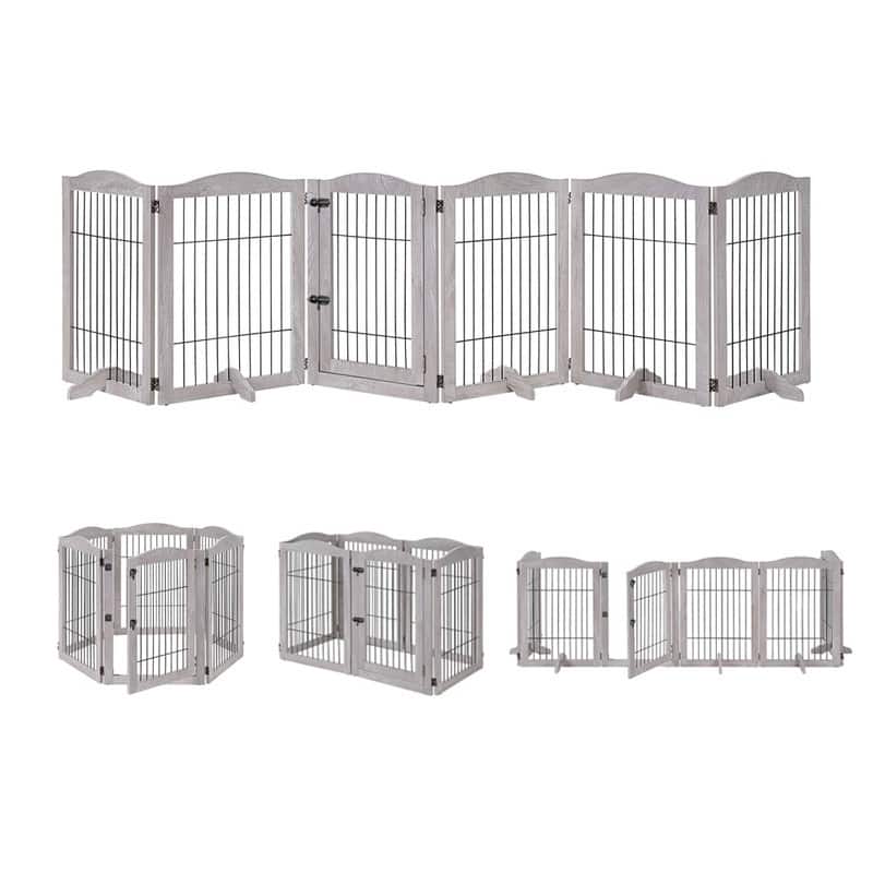 unipaws 132" Extra Wide Dog Gate and Pet Playpen