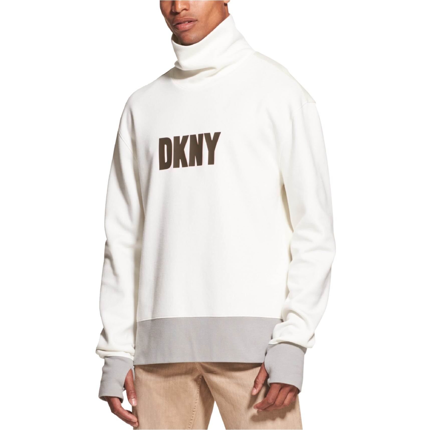 mens funnel neck pullover