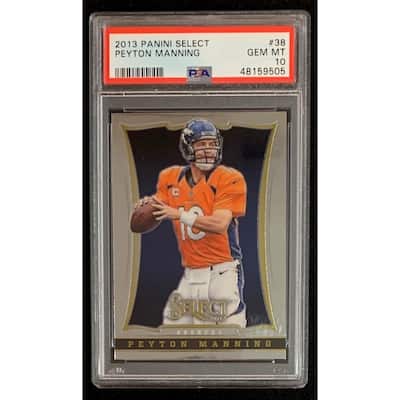 Peyton Manning 2013 Panini Select Football Card #38 Graded PSA 10 - 8'6" x 11'6"