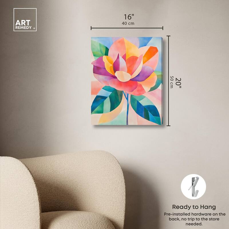 Ail Geofloral I Canvas by Art Remedy, Gallery Wrapped