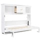 preview thumbnail 14 of 17, Rustic Casual Folding Twin Size Murphy Bed with Charging Station and Drawer