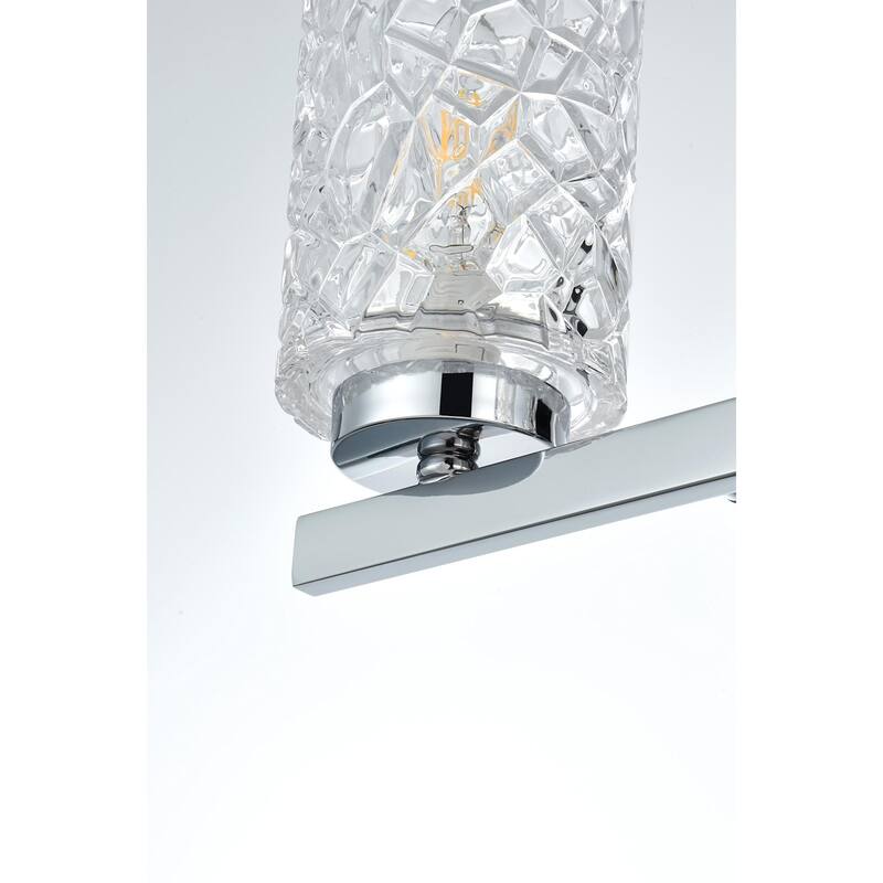 Elegant Lighting LD7027W24 Cassie 3 Light 24" Wide Vanity Light