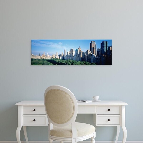 Easy Art Prints Panoramic Images's 'Skylines along Central Park, Manhattan, New York City, New York State' Canvas Art