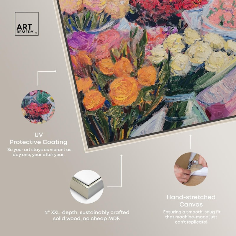 Market Blooms I Canvas by Art Remedy
