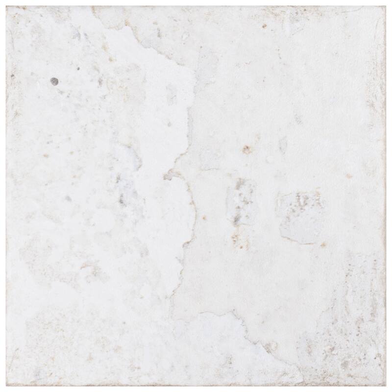 Merola Tile Aevum White 7-7/8" x 7-7/8" Ceramic Wall Tile - Case (25 Tiles)