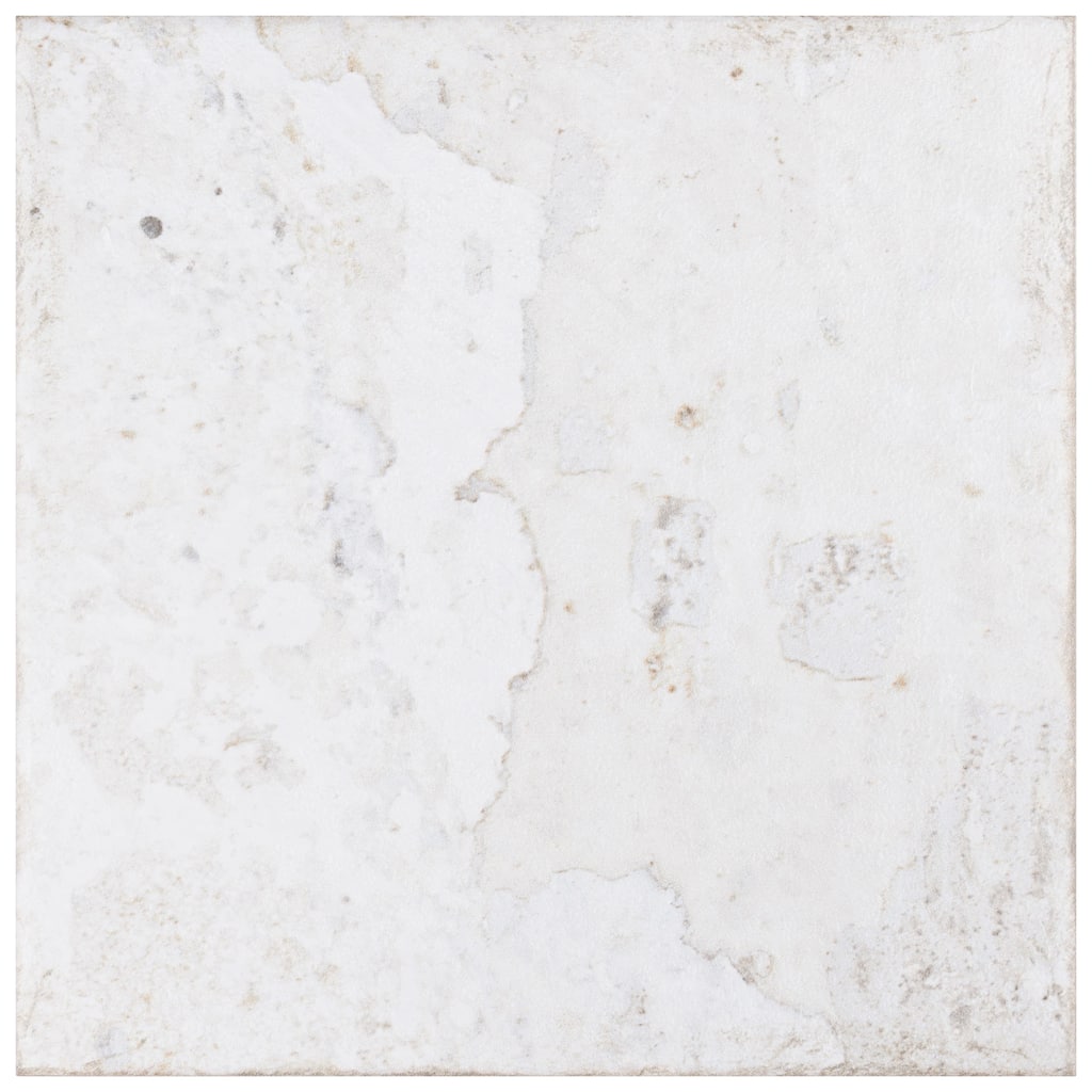 Merola Tile Aevum White 7-7/8" x 7-7/8" Ceramic Wall Tile