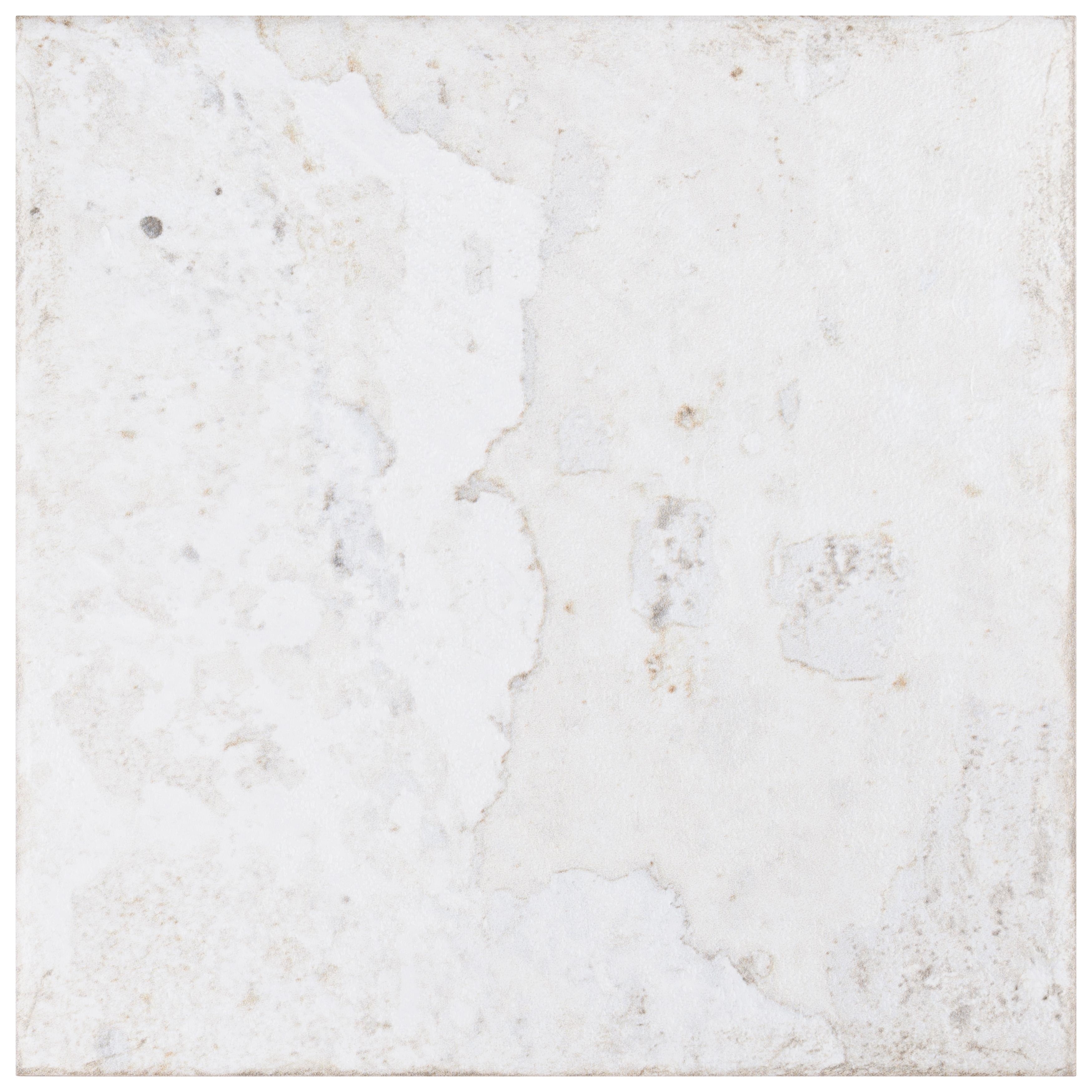 Merola Tile Aevum White 7-7/8" x 7-7/8" Ceramic Wall Tile