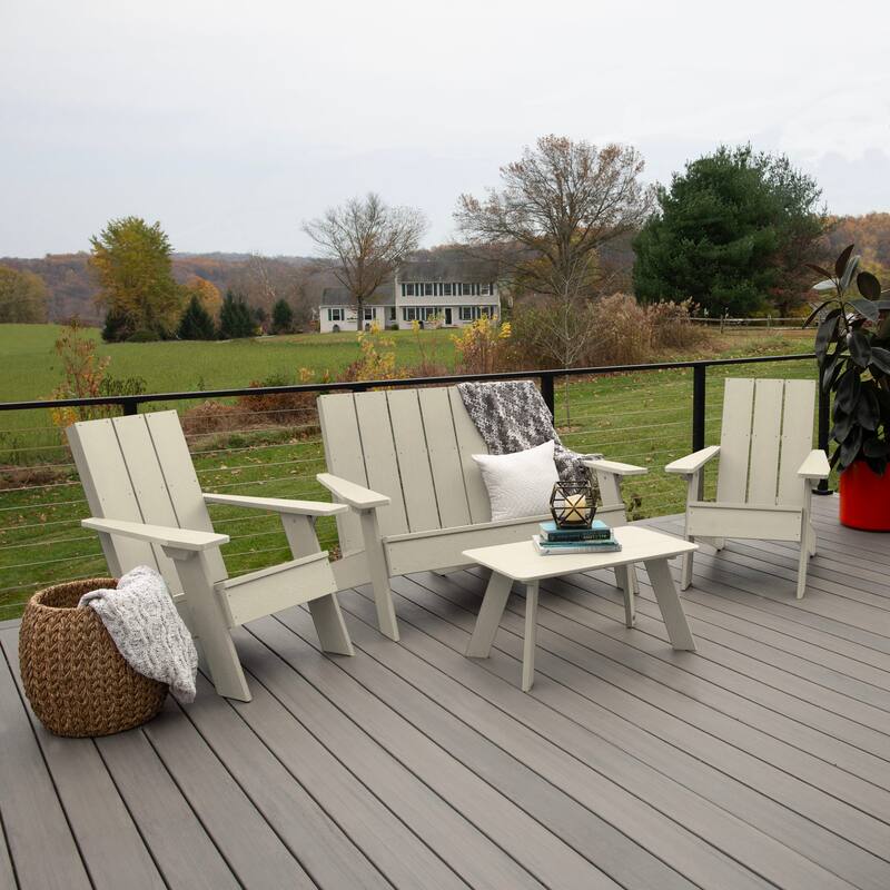 Italica Modern Adirondack Conversation Set