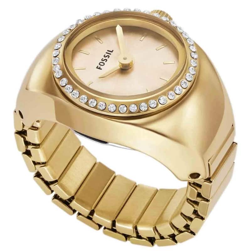 Fossil Women's Watch Ring Gold Dial Watch - ES5319 - 6 (36)