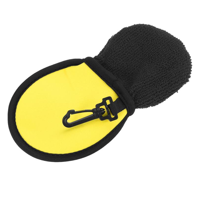 Golf Ball Cleaner Portable Pouch Pocket Washer Bag with Clips