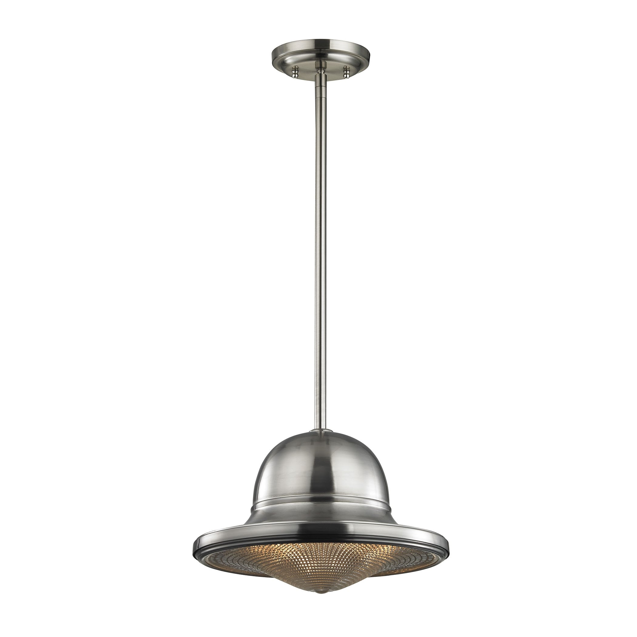 Urbano 13-inch Wide 1-Light Pendant in Brushed Nickel