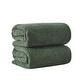 preview thumbnail 173 of 174, Linery & Co. Luxury Cotton Textured Bath Towel. Bath Sheet (Pack of 2) - Forest Green