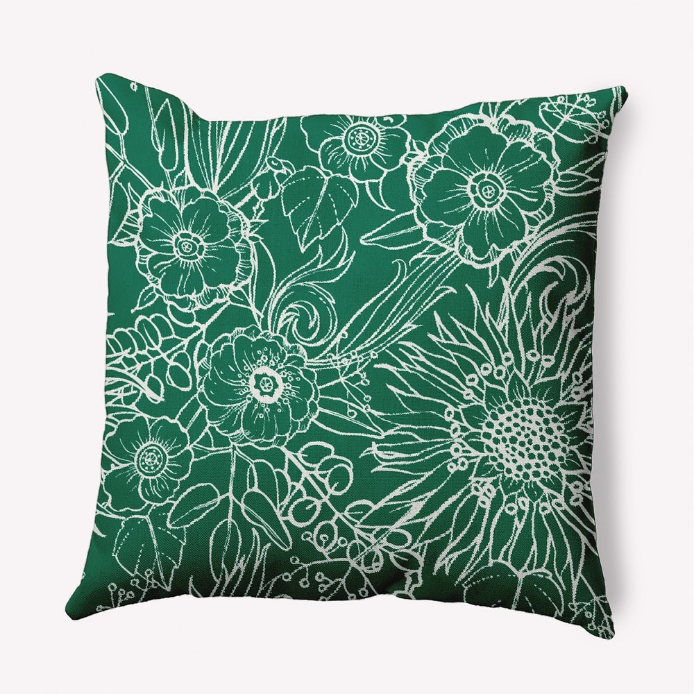 Zentangle Decorative Indoor/Outdoor Pillow