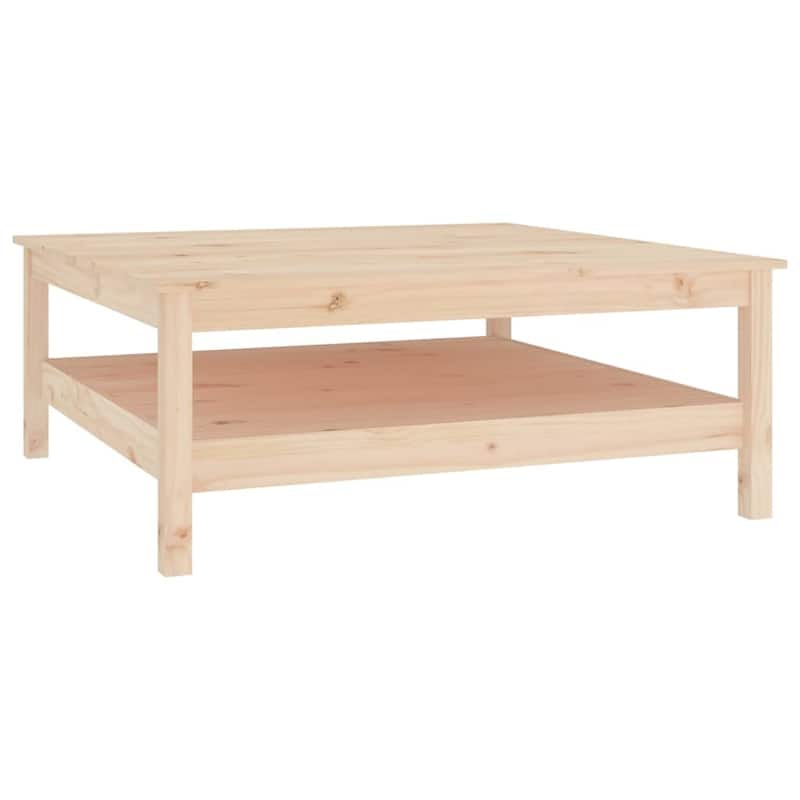 vidaXL Coffee Table Solid Pine Wood