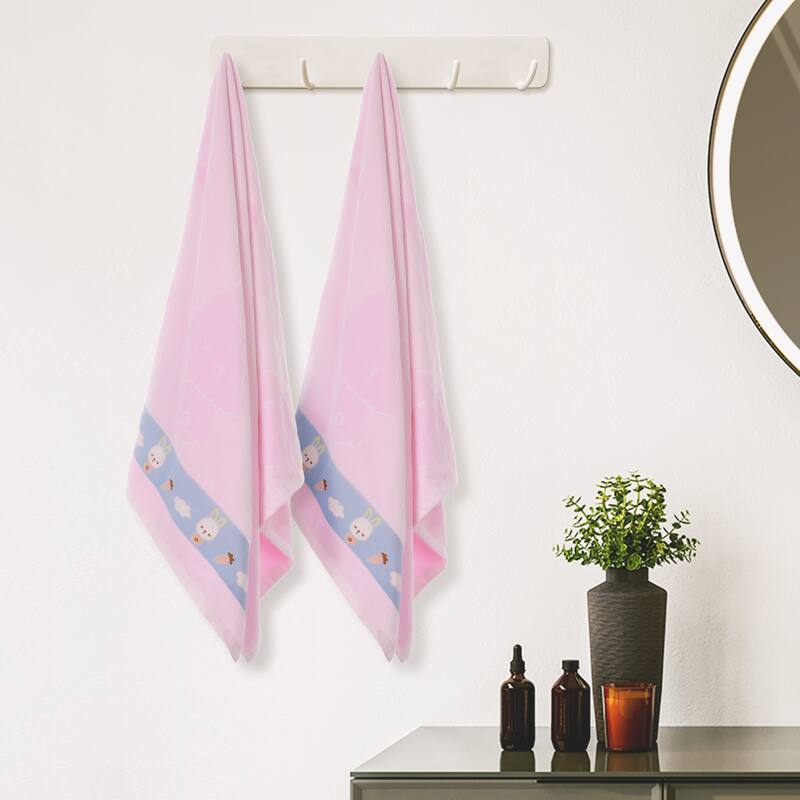 2 Pack Bath Towels, Breathable Towels Set, Quicker to Dry and Highly Absorbent for Bathroom 28" x 56"