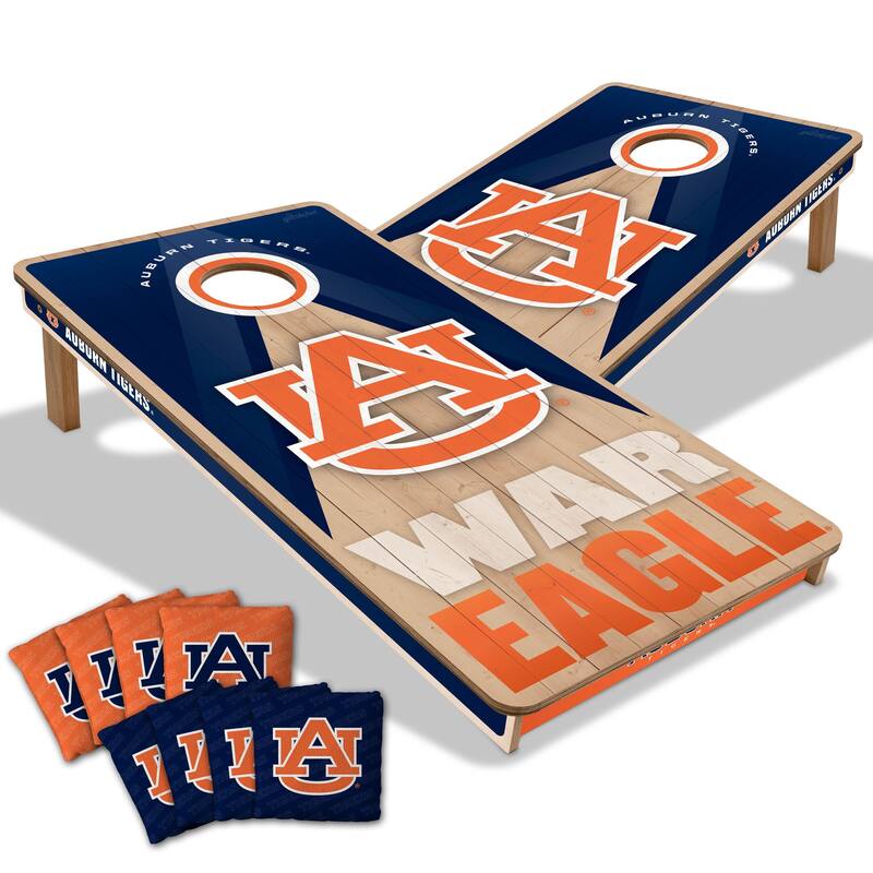 Auburn Tigers NCAA 2x4 Professional Cornhole Board Set - Include Team Logo Bags