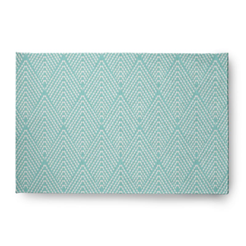 Lifeflor Diamond Spring Chenille Rug - 4' x 6' - Wave Top Blue