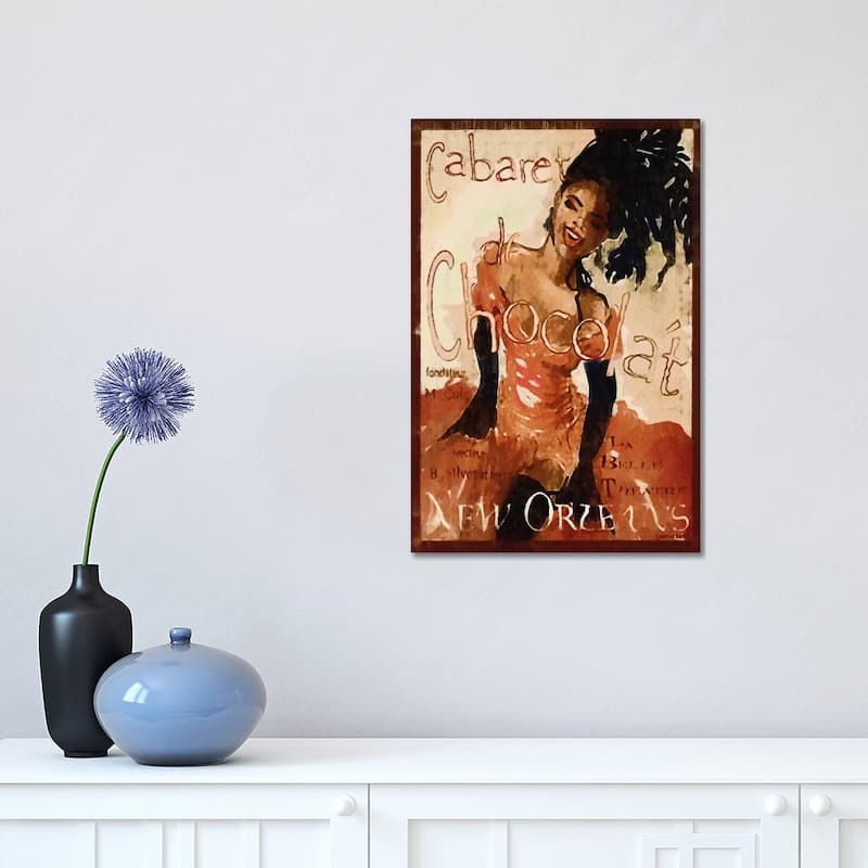 iCanvas "Cabaret Chocolate" by Vintage Apple Collection Canvas Print - 18x12x1.5